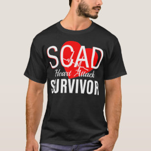 SCAD Heart Attack Survivor Women Heart Bypass Awa T-Shirt