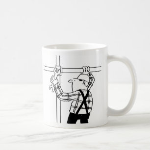 Scaffolder Cartoon Coffee Mug