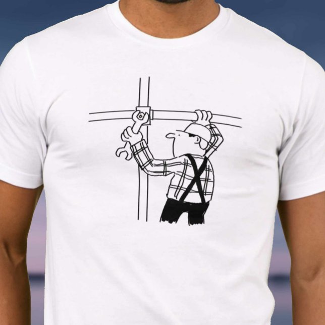 Scaffolder Erecting Scaffolding T-Shirt (Creator Uploaded)