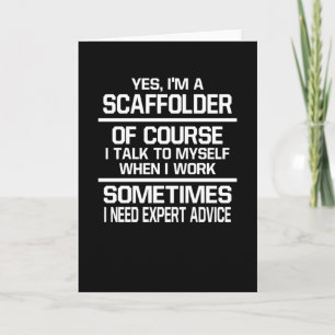 Scaffolder Talk Myself Expert Advice Scaffolding Card