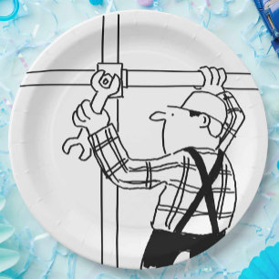 Scaffolder with Scaffolding Paper Plate