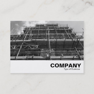 Scaffolding B&W Business Card