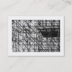 Scaffolding (Bordered) Business Card