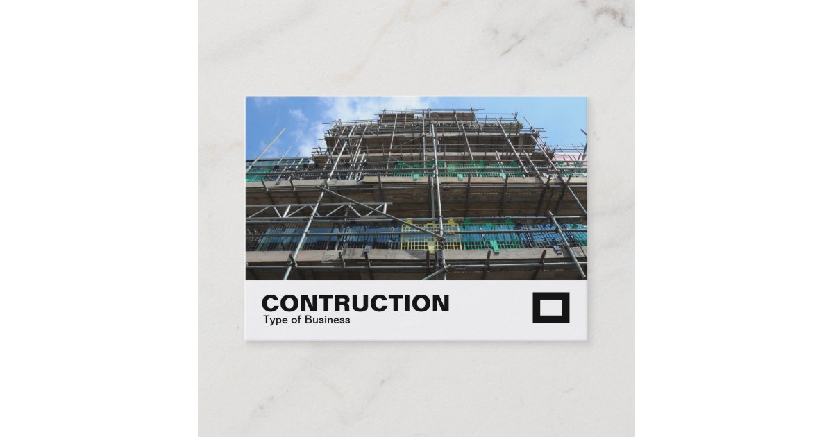 Scaffolding Business Card Zazzle