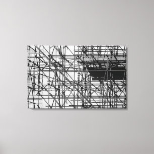 Scaffolding Canvas Print