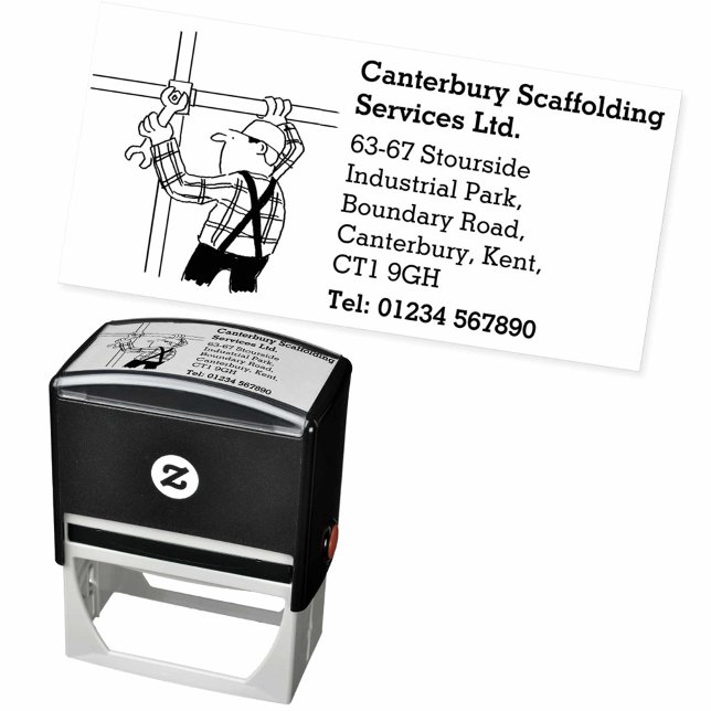 Scaffolding Services Business Self-inking Stamp (Creator Uploaded)