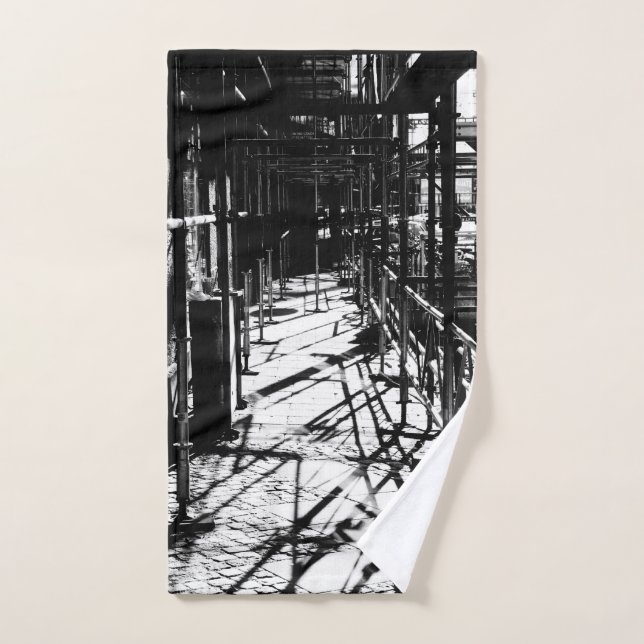 Scaffolding shadows hand towel (Hand Towel)