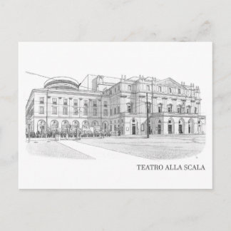 Scala di Milano (Italy) Postcard