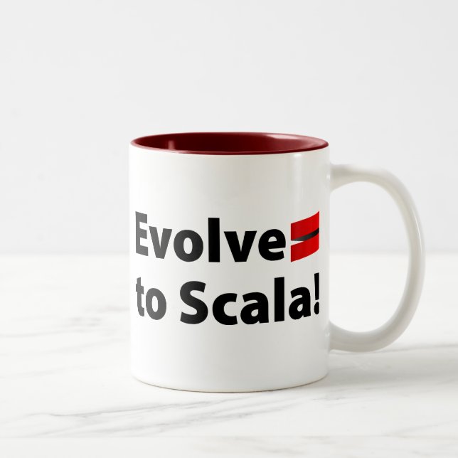 Scala Mug or Stein, Evolve Logo (Right)