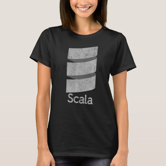 Scala Programming  Coders Programmers Software Dev T-Shirt (Front)