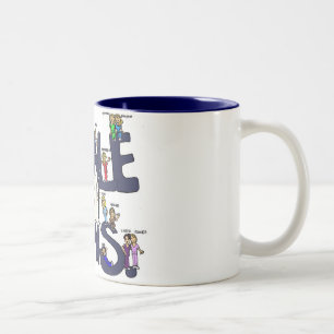 Scale-This-Mug Two-Tone Coffee Mug