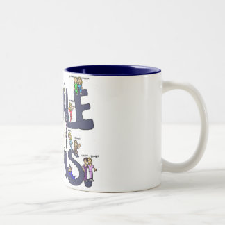 Scale-This-Mug Two-Tone Coffee Mug