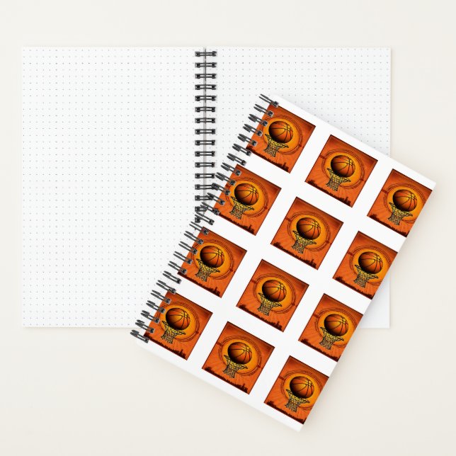 Scaleable Hoops – Basketball Vector Graphics Notebook (Inside)
