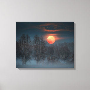 Scalenghe in Piedmont, Italy Canvas Print