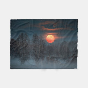 Scalenghe in Piedmont, Italy Fleece Blanket