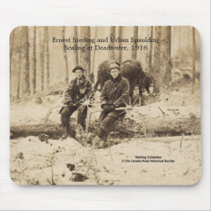 Scalers at Deadwater, Maine - 1916 Mouse Mat