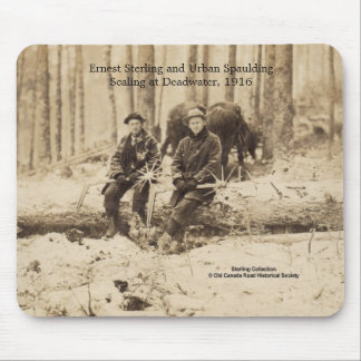 Scalers at Deadwater, Maine - 1916 Mouse Mat