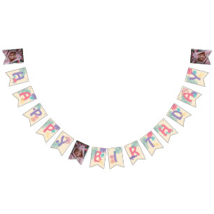 Scales and Tails Girl's Reptile Birthday  Bunting