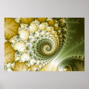Scales Fractal Art Poster