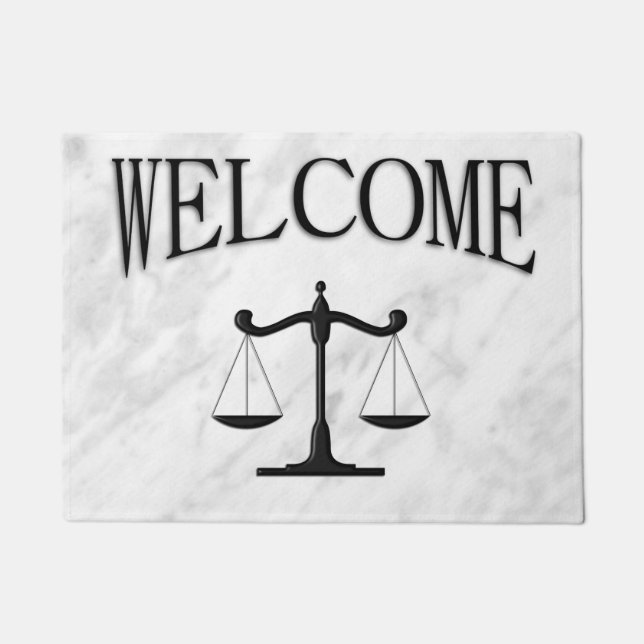 Scales Law Office Welcome Mat (Front)
