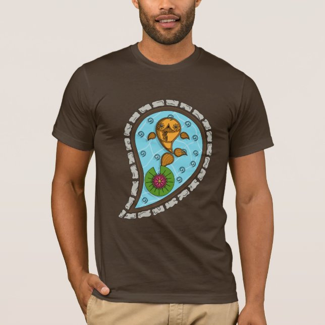 Scales Men's Dark Shirt (Front)