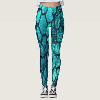 Scales of Fashion Leggings in Beached