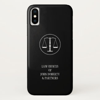Scales of Justice iPhone X Case