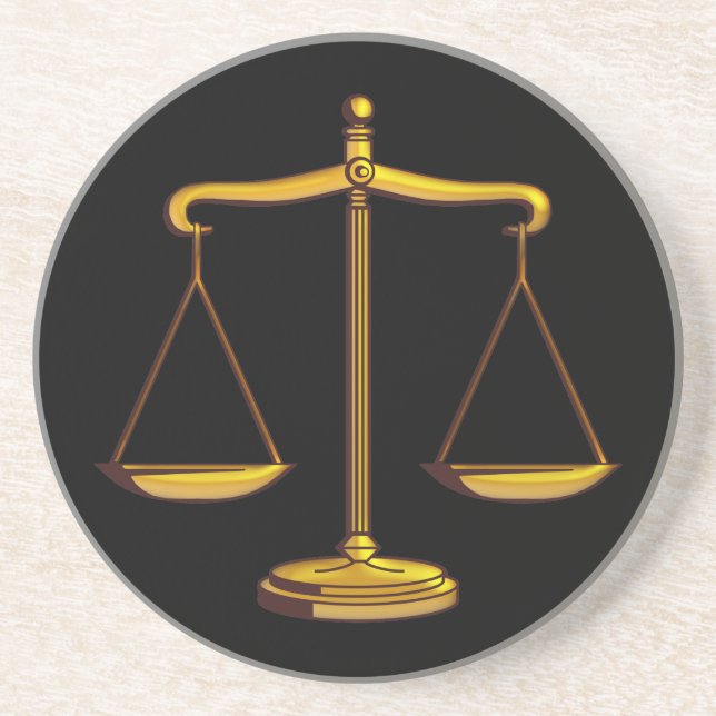 Scales of Justice - Coaster (Front)