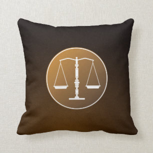 Scales of Justice Cushion