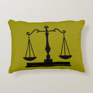Scales Of Justice Decorative Cushion