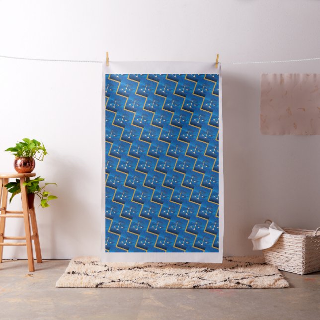 Scales of Justice Fabric (In Situ)