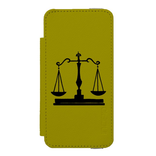 Scales Of Justice Incipio iPhone Wallet Case (Folio Front)