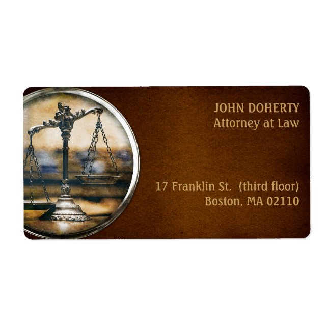 Scales of Justice Law (Front)