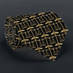 Scales of Justice | Law - Black and Gold Tie<br><div class="desc">Scale of Justice Tie. ⭐99% of my designs in my store are done in layers. This makes it easy for you to resize and move the graphics and text around so that it will fit each product perfectly. 📌 (Please be sure to resize or move graphics if needed before ordering)...</div>