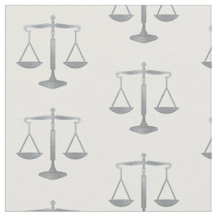 Scales of Justice   Law Gifts Fabric