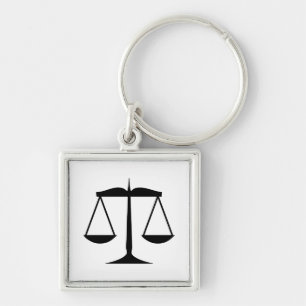 Scales of Justice (Law) Key Ring