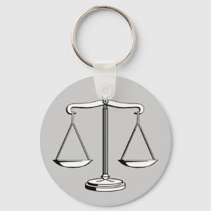 Scales of Justice   Law Key Ring