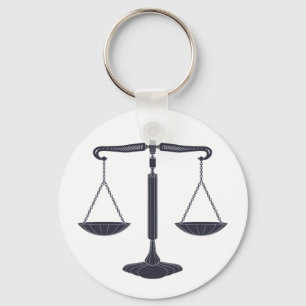 Scales of Justice Law Key Ring
