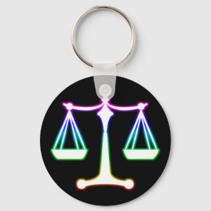 Scales of Justice Law Key Ring