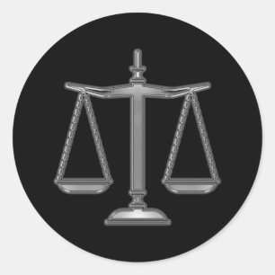 Scales of Justice - Law sticker