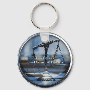 Scales of Justice Lawyers Key Ring