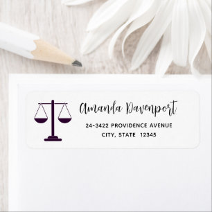 Scales of Justice Legal Services Symbol Address