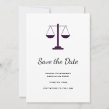 Scales of Justice Legal Services Symbol Graduation