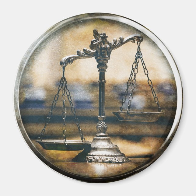 Scales of Justice - magnet (Front)