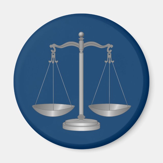 Scales of Justice Magnet (Front)