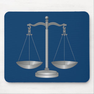 Scales of Justice Mouse Mat