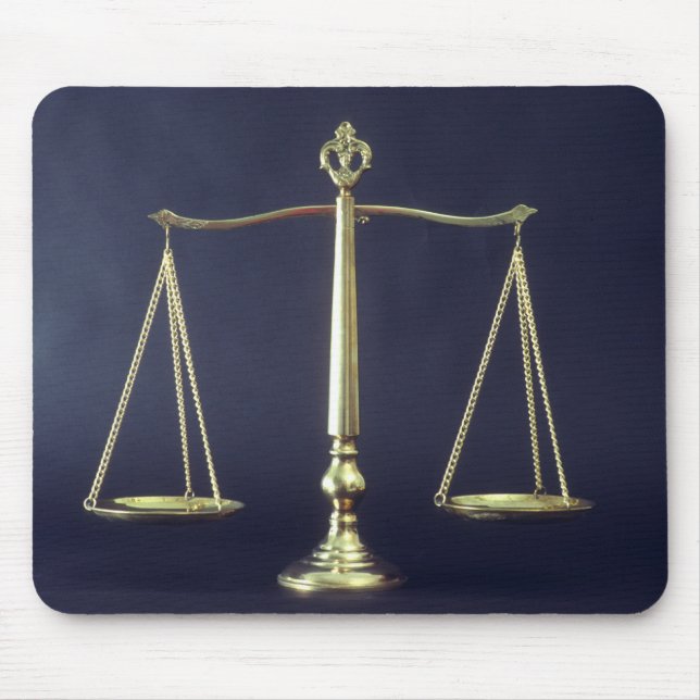 Scales of Justice Mouse Mat (Front)