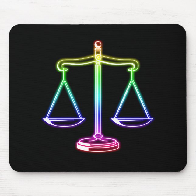 Scales of Justice - Mousepad (Front)