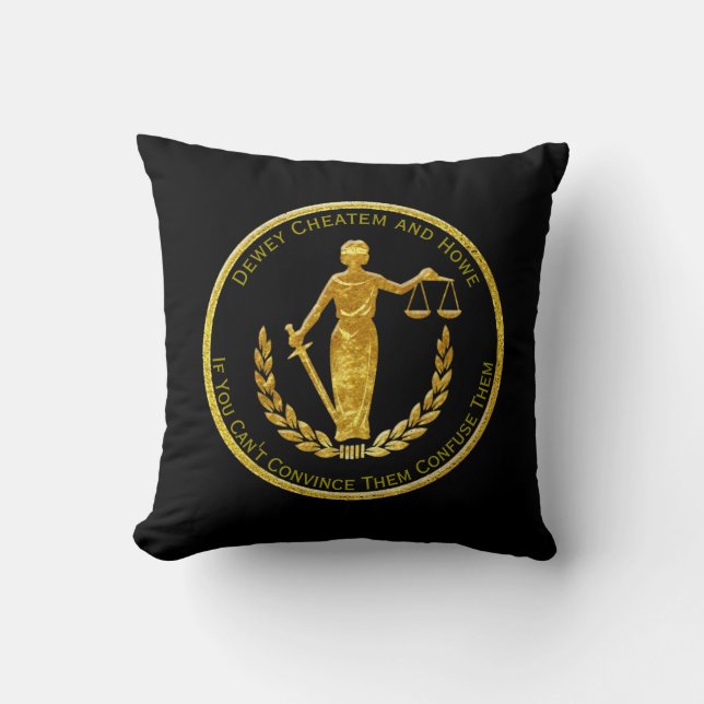 Scales of Justice Personalise Cushion (Front)