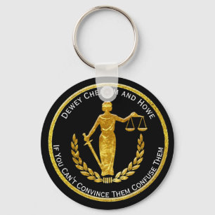 Scales of Justice Personalise Key Ring